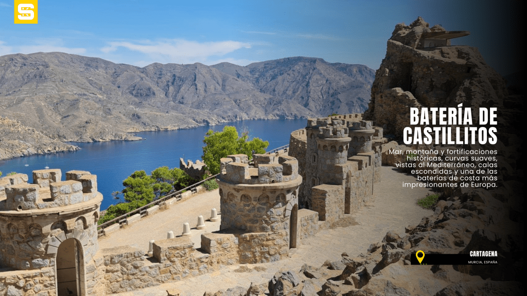 Ruta en Moto Batería de Castillitos, Cabo&nbsp;Tiñoso