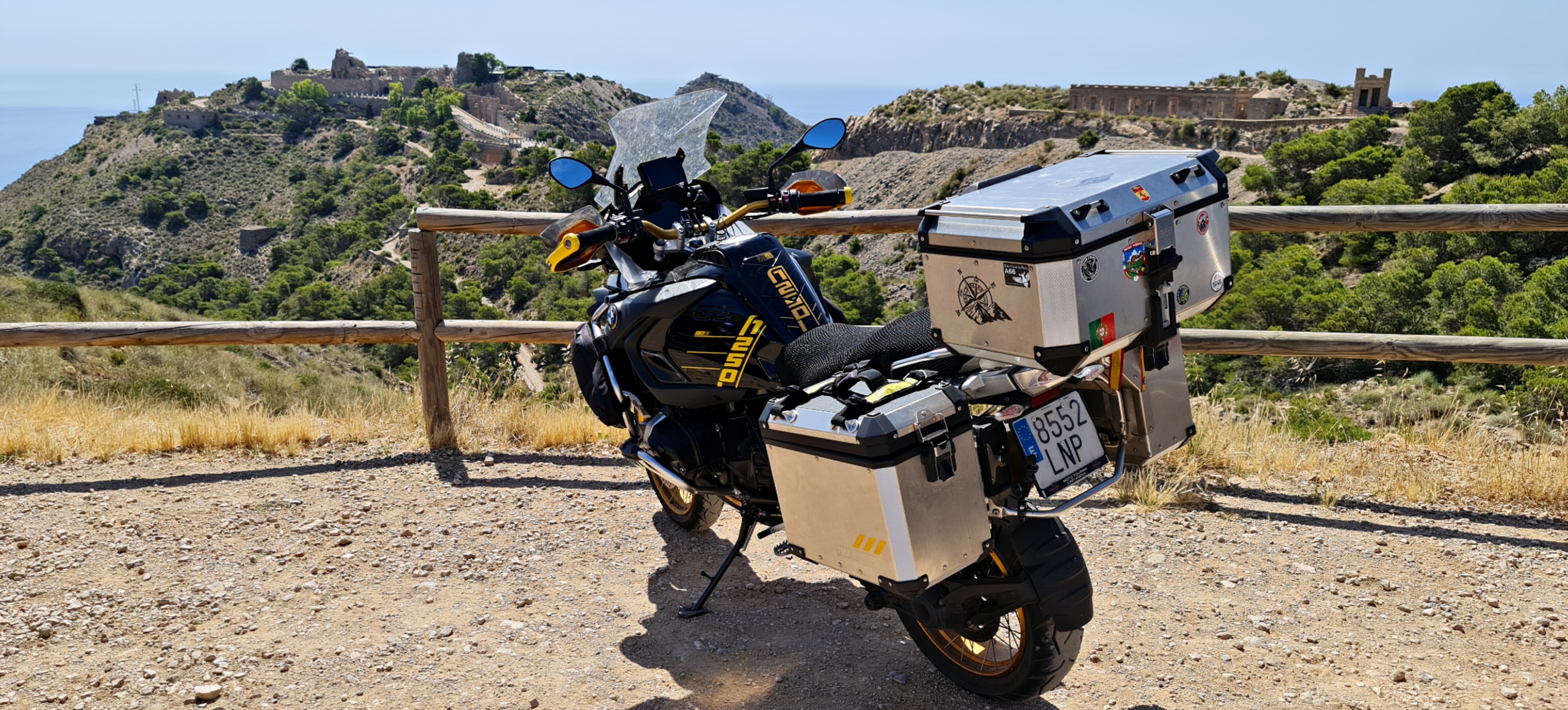 Ruta en Moto Batería de Castillitos, Cabo Tiñoso, Cartagena. 
Guía de Mototurismo Región de Murcia | SUKI ON THE ROAD