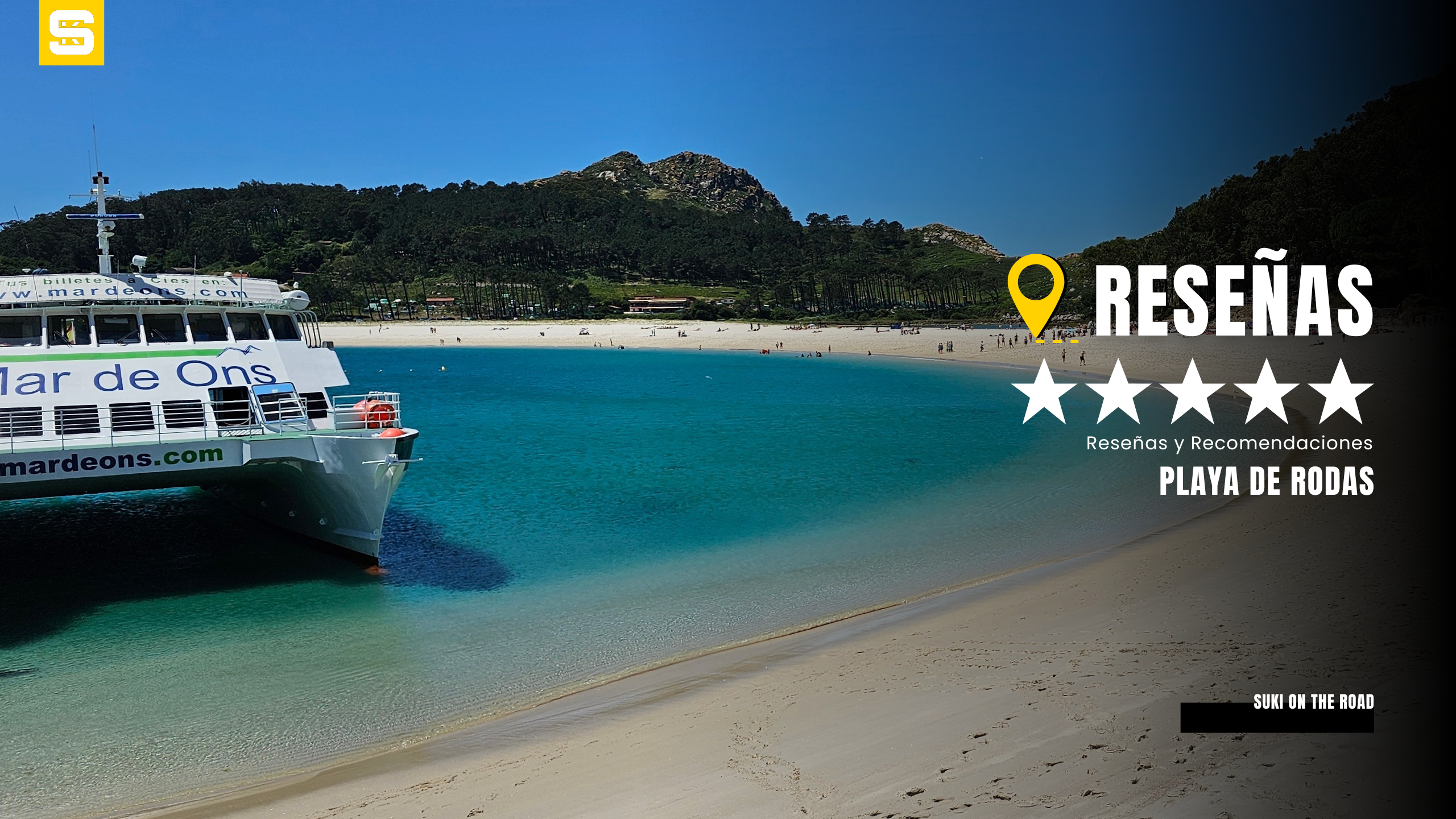 Playa de Rodas, Islas Cíes ( Pontevedra ).La mejor playa del mundo El paraíso gallego que parece sacado del Caribe. SUKI ON THE ROAD