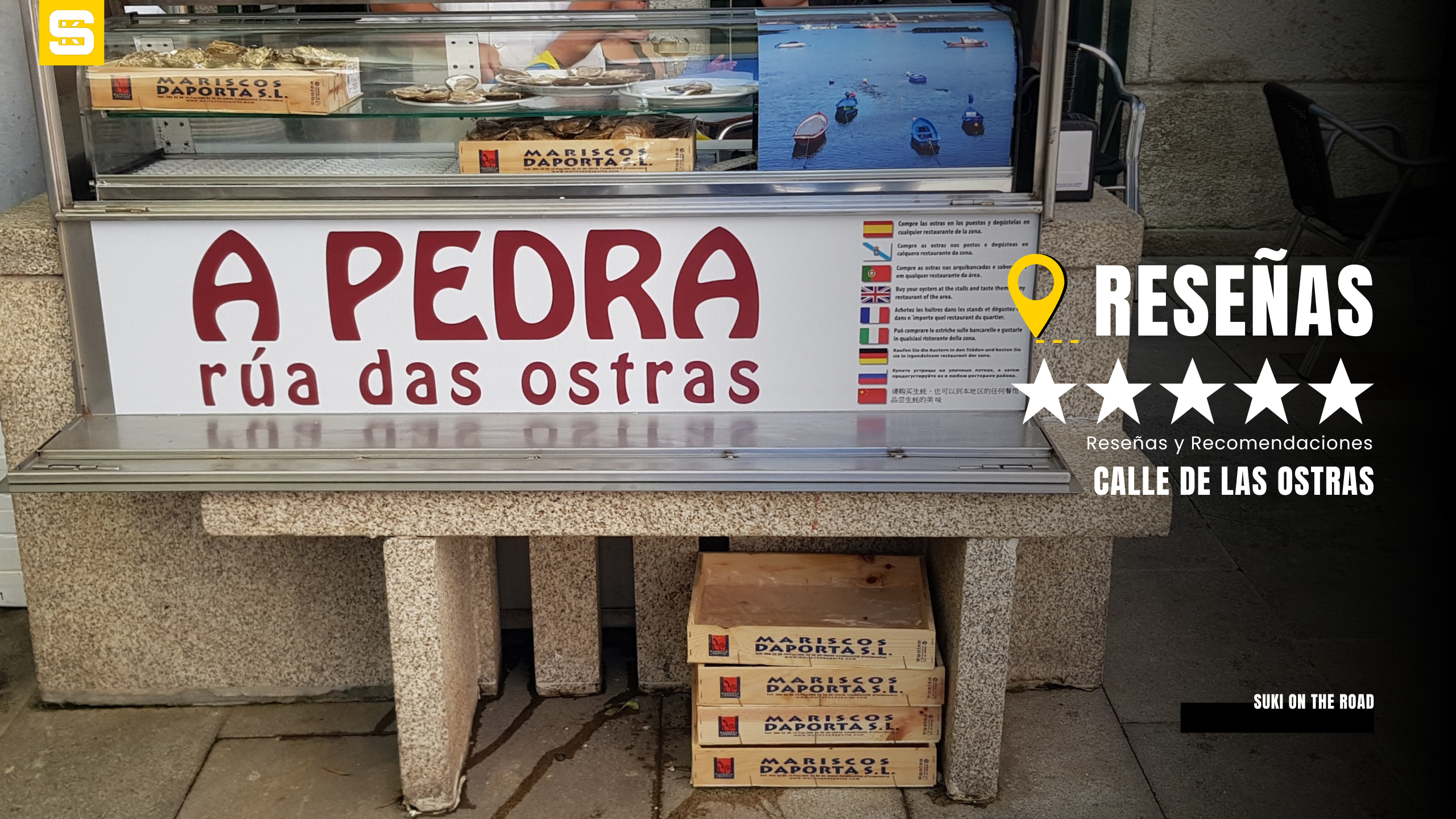 Calle de las Ostras (Rúa da Pescadería), Vigo. Guía de Mototurismo Galicia | SUKI ON THE ROAD