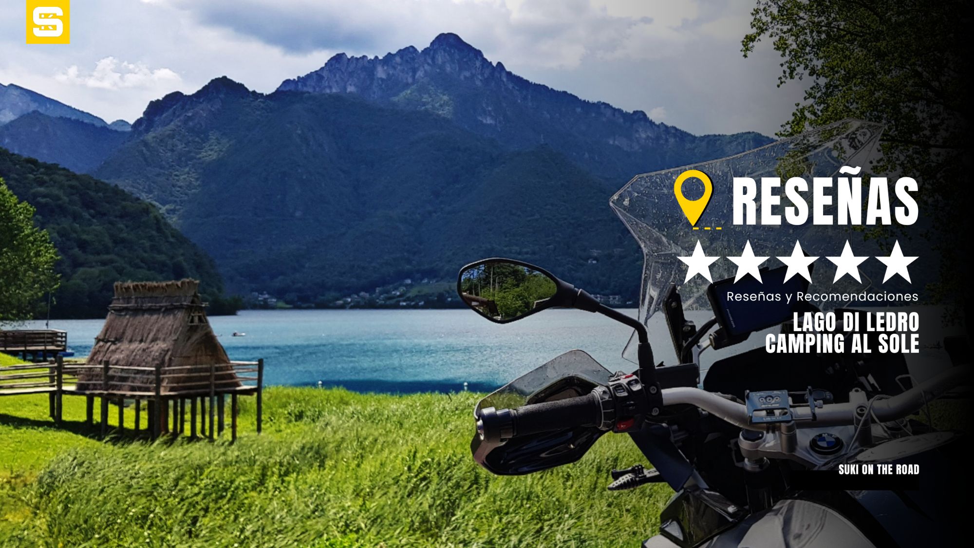 Reseña – Camping al Sole (Lago di Ledro, Italia).Si buscas naturaleza, desconexión y un entorno alpino espectacular, el Camping al Sole a orillas del Lago di Ledro es el lugar ideal para unas vacaciones tranquilas y activas.
Durante mi paso por el norte de Italia, me detuve aquí a descansar entre rutas y fue una auténtica joya escondida. El camping tiene ese equilibrio perfecto entre comodidad, naturaleza y actividades para todos los gustos. Local Guide SUKI ON THE ROAD. Guía de Mototurismo Italia