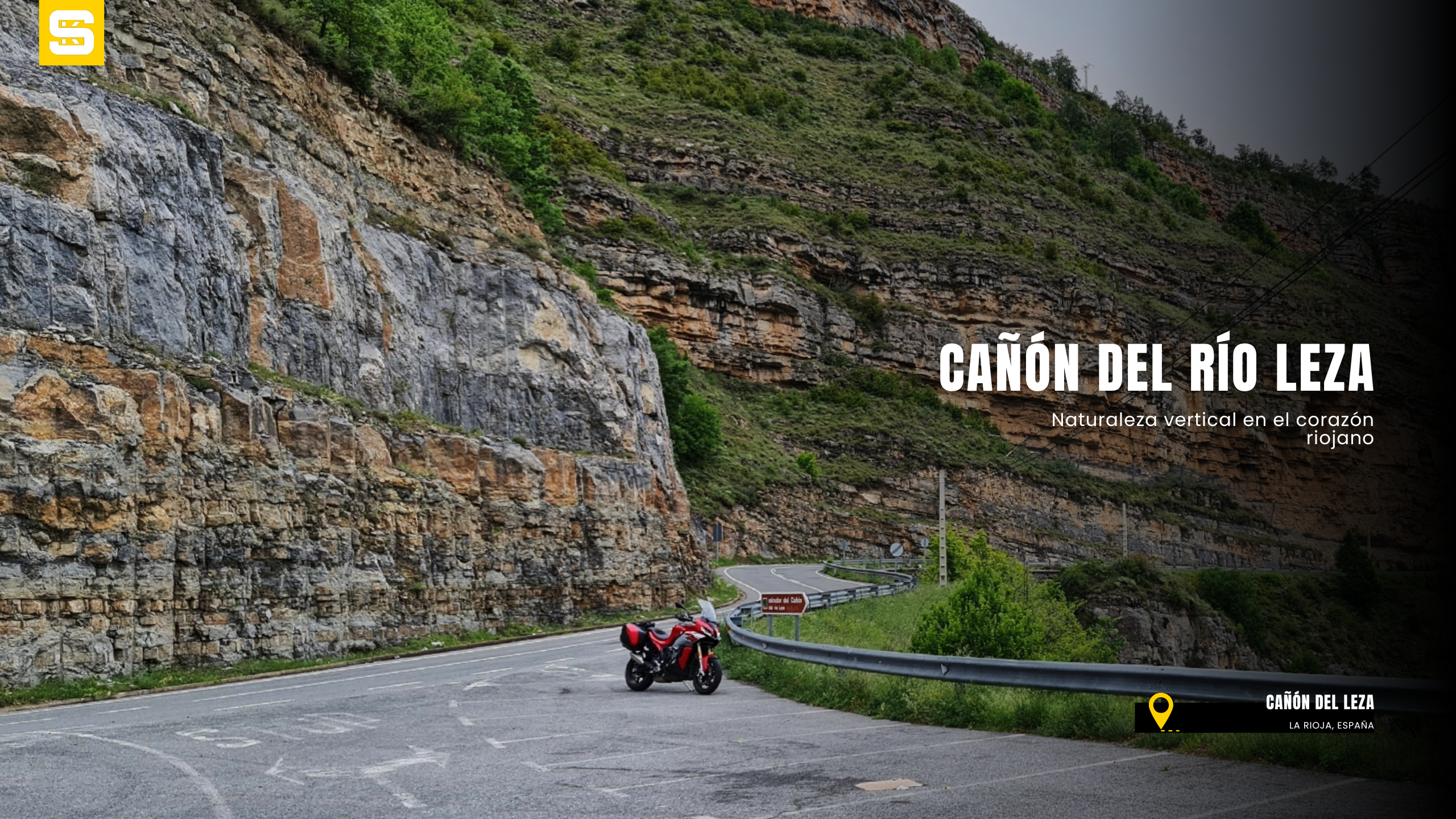 Cañón del Río Leza – Naturaleza vertical en el corazón riojano. Ruta en Moto por La Rioja, Guía de Mototurismo SUKI ON THE ROAD