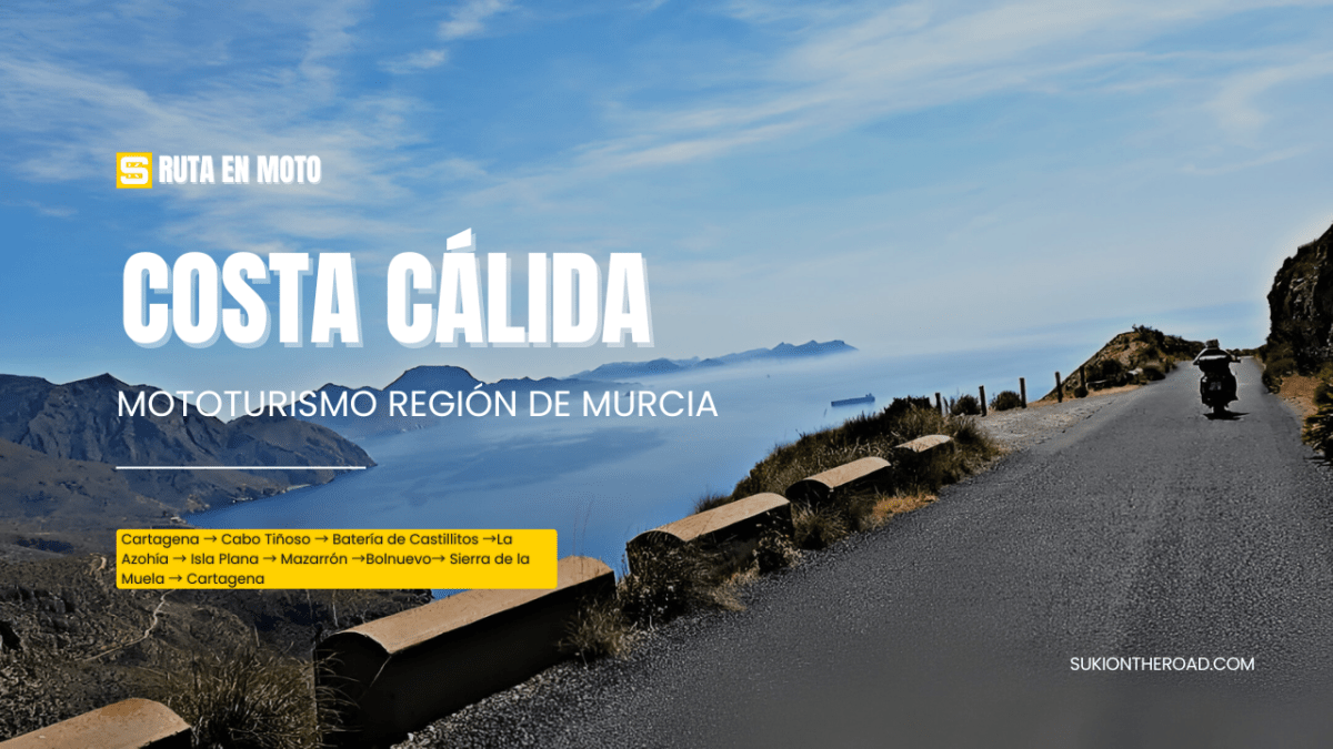 Ruta en Moto Cartagena y la Costa Cálida: entre historia, mar y calas&nbsp;escondidas