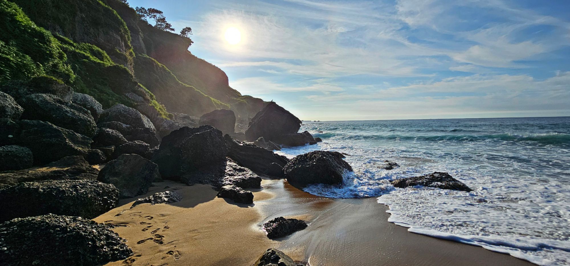 Playa de la Ñora, Asturias