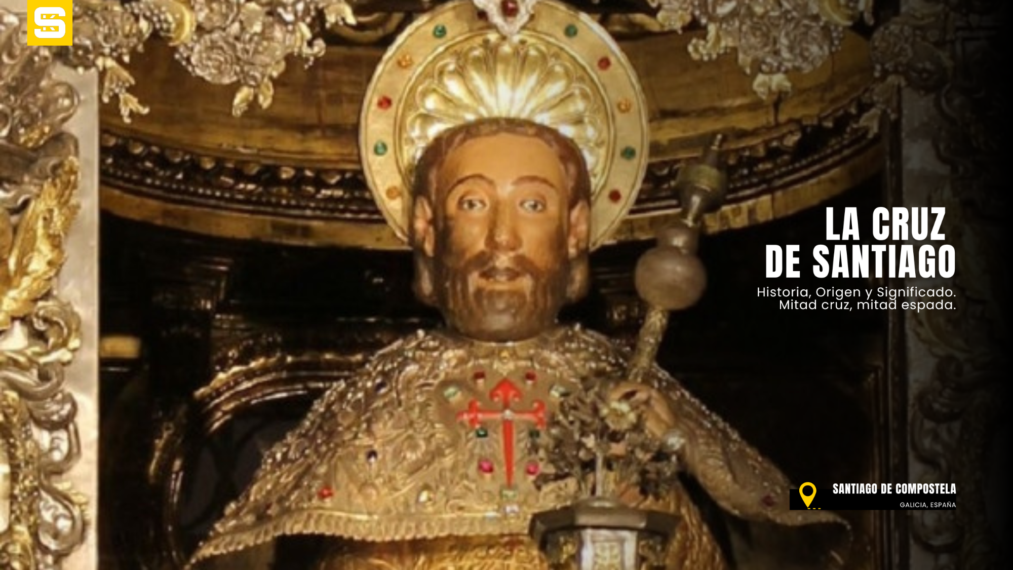 La Cruz de Santiago: Historia, Origen y Significado. Mitad cruz, mitad espada.