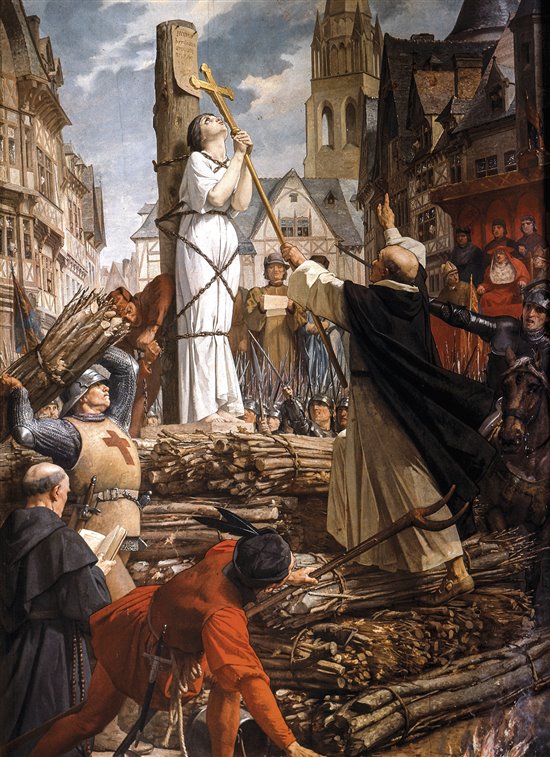 Descubre la historia real de Juana de Arco, las voces que la guiaron, el juicio en Rouen, su ejecución en la hoguera y cómo pasó de hereje a santa de Francia.