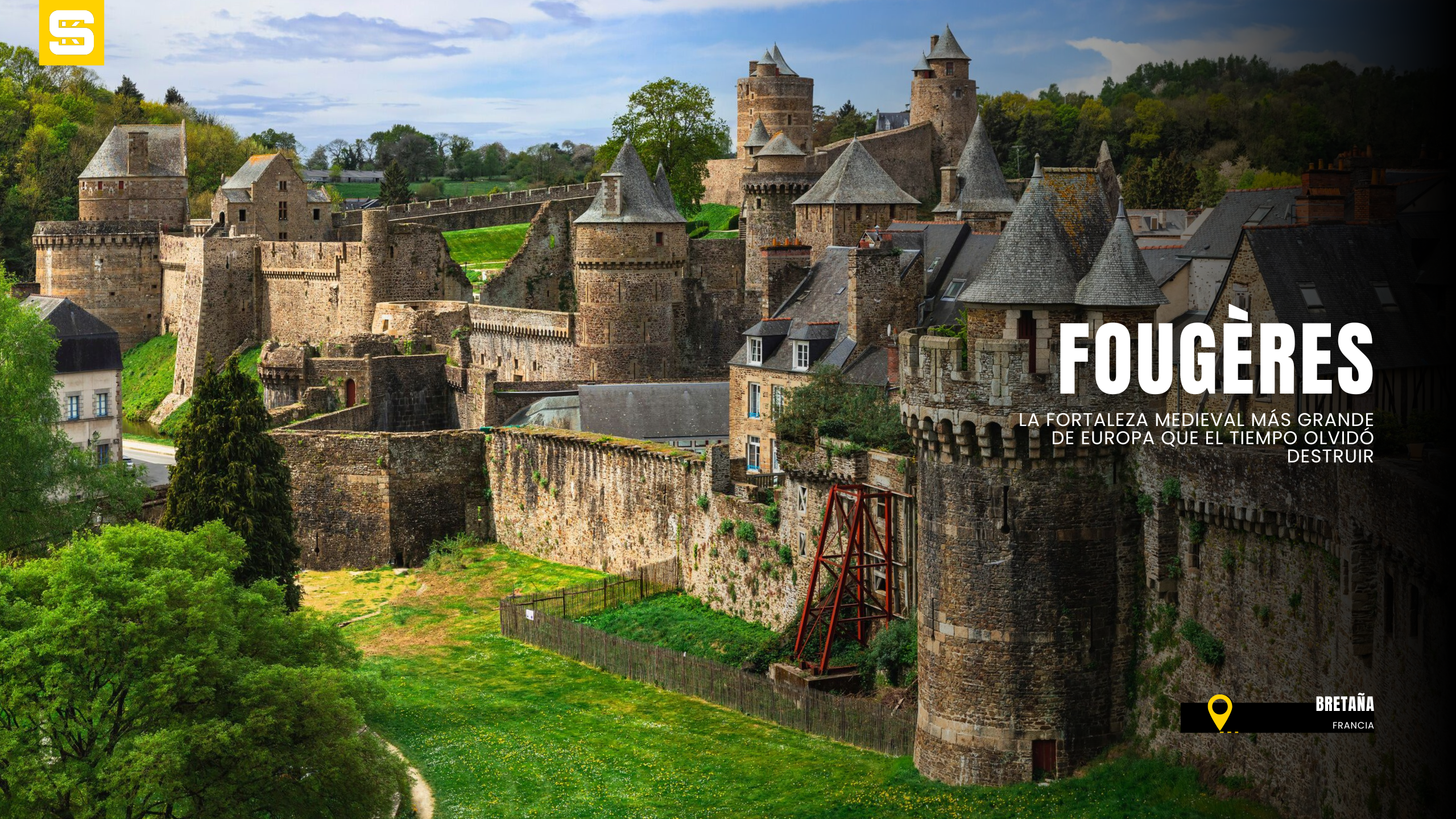 Descubre el Castillo de Fougères en Bretaña, la fortaleza medieval más grande y mejor conservada de Europa. Historia de sus 13 torres, qué ver, barrio medieval, horarios, precios y consejos prácticos para visitarlo.