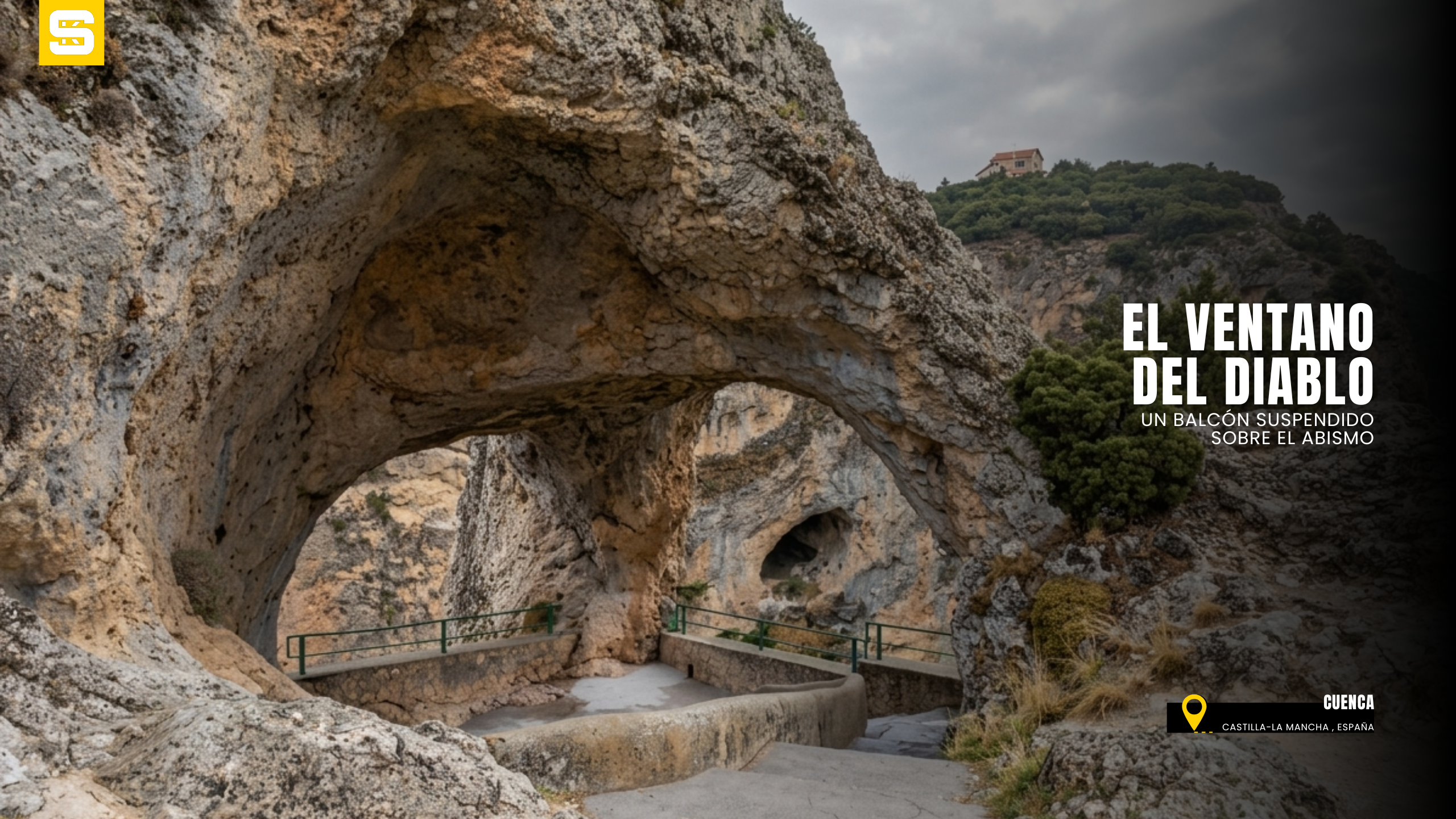 Descubre el Ventano del Diablo en Cuenca, un espectacular mirador sobre el cañón del río Júcar. Cómo llegar, qué ver y ruta por la Serranía de Cuenca.