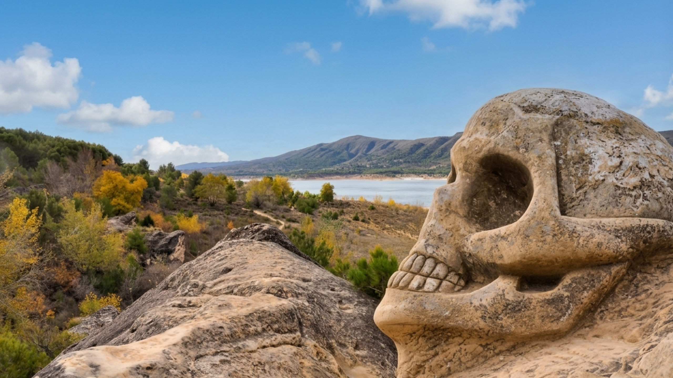 Ruta de las Caras: rostros tallados en piedra en plena naturaleza de Cuenca