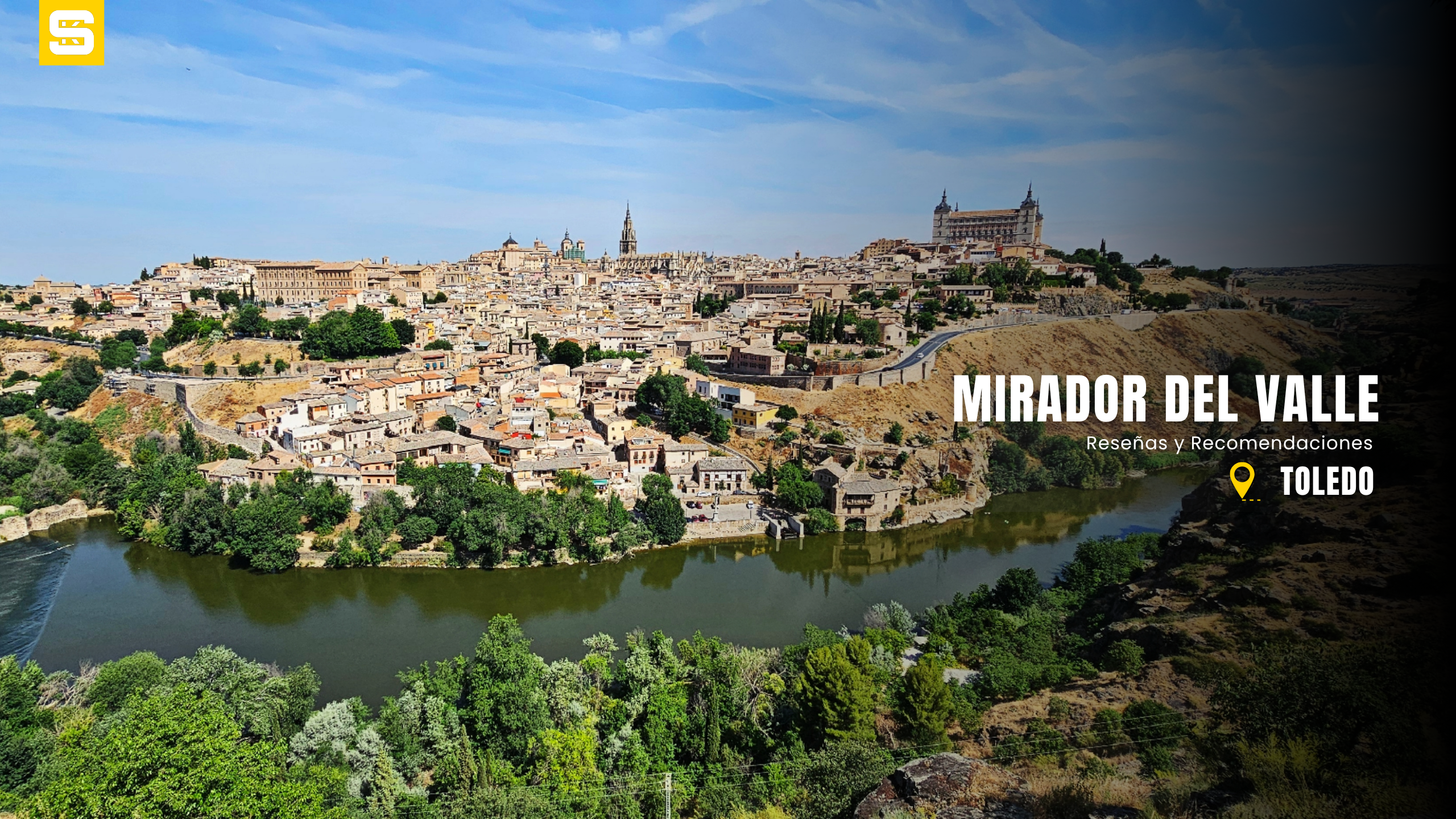 Mirador del Valle, la Ermita y el Cerro del Bú: las tres páginas que abren el libro de Toledo